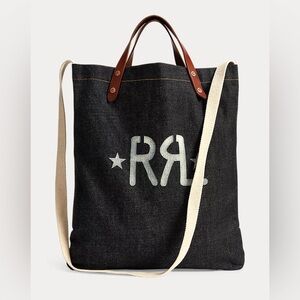 Ralph Lauren RRL Indigo Denim Market Tote